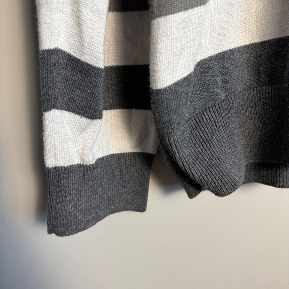 FOX Men's Long Sleeve Lightweight Striped Sweater Blue/Gray Size Large Outdoor - Picture 2 of 13